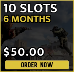 10 slot Counter Strike 2 server for $50.00 billed every six months