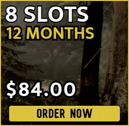 8 slot Sons of the Forest server for $84.00 billed yearly