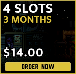 4 slot Starbound server for $14.00 billed every three months