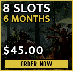8 slot The Forest server for $45.00 billed every six months