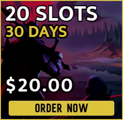 20 slot V Rising server for $20.00 billed monthly