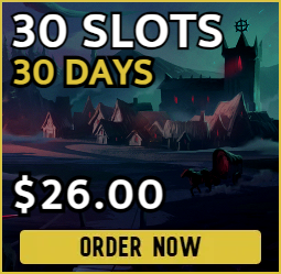 30 slot V Rising server for $26.00 billed monthly